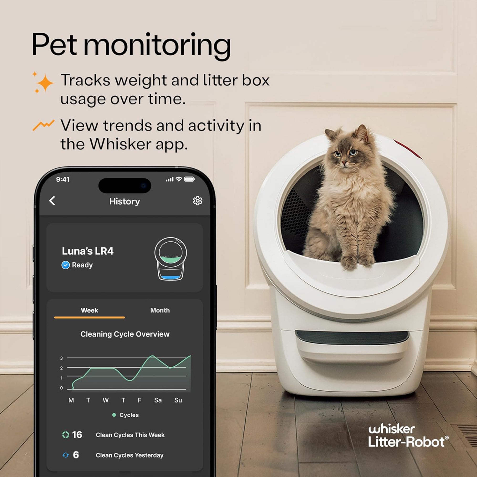 Litter-Robot 4 Supply Bundle by Whisker, Self-Cleaning Litter Box(Open Box) - VMInnovations