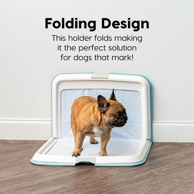 IRIS USA Secure Pee Pad Holder for Large Sized Dogs, Fits 28"x34" Pad (Open Box)