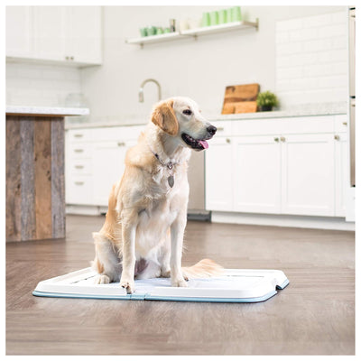 IRIS USA Secure Pee Pad Holder for Large Sized Dogs, Fits 28"x34" Pad (Open Box)