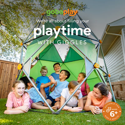 gobaplay SummitPro Climbing Dome, Outdoor Kid Climber with Tent, 600 lb Capacity - VMInnovations