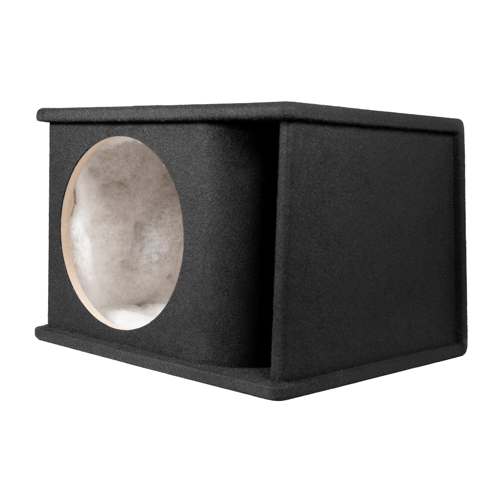 QPower 12" Single Horn Ported Subwoofer Box Enclosure, 5/8" MDF, (Open Box)