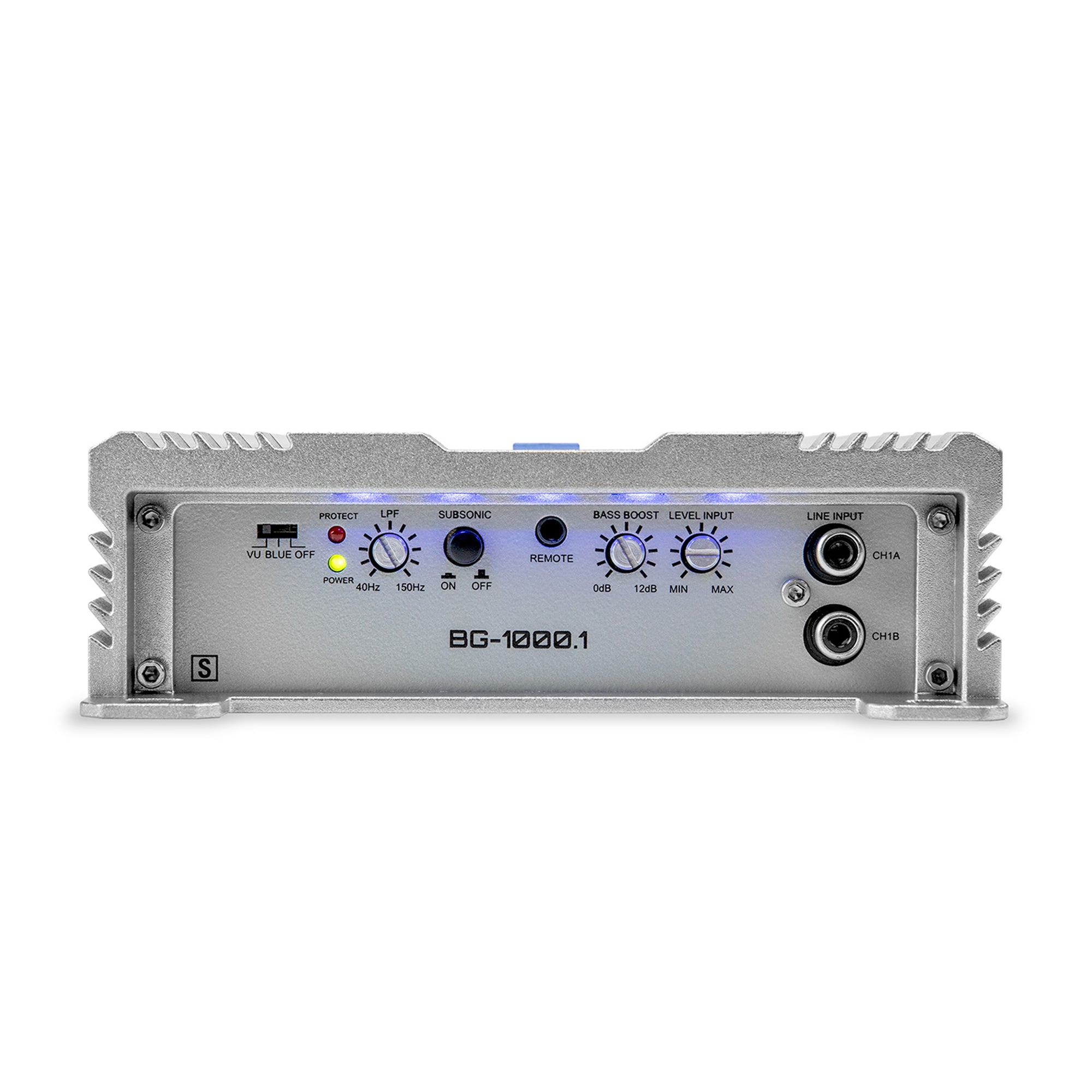 Hifonics Brutus BG 1000 Watt Class D Monoblock Amplifier with Built-In UV Meter - VMInnovations