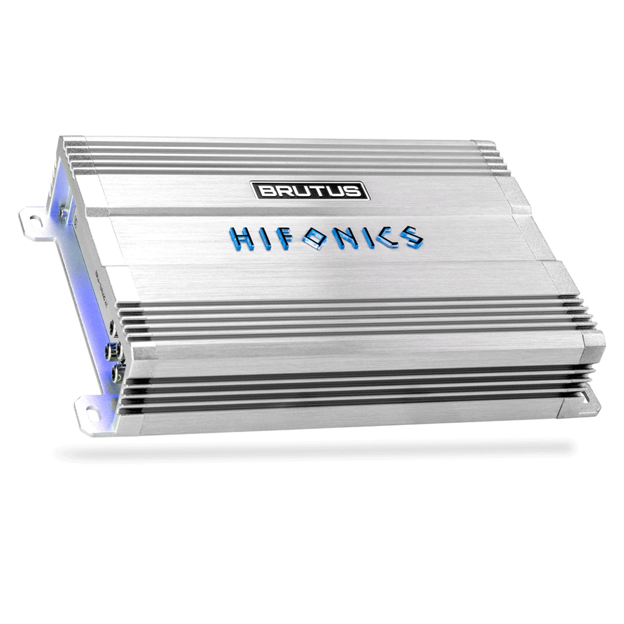 Hifonics Brutus BG 560 Watt 2 Channel Amplifier with Built-In UV Meter, Silver - VMInnovations
