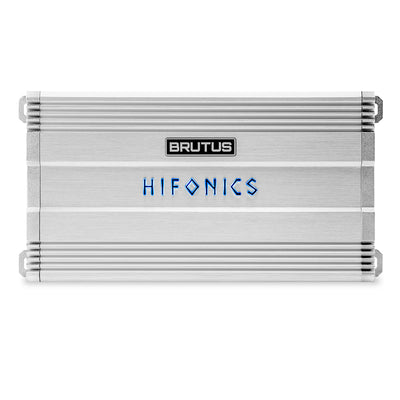 Hifonics Brutus BG 1100 Watt 4 Channel Amplifier with Built-In UV Meter, Silver - VMInnovations
