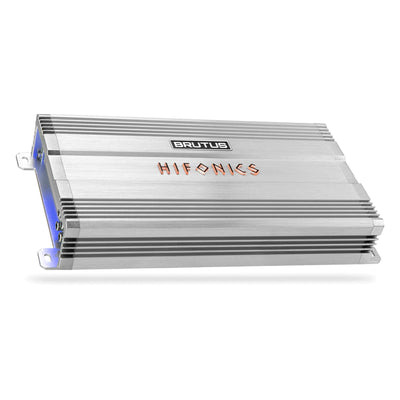 Hifonics Brutus BG 1100 Watt 4 Channel Amplifier with Built-In UV Meter, Silver - VMInnovations