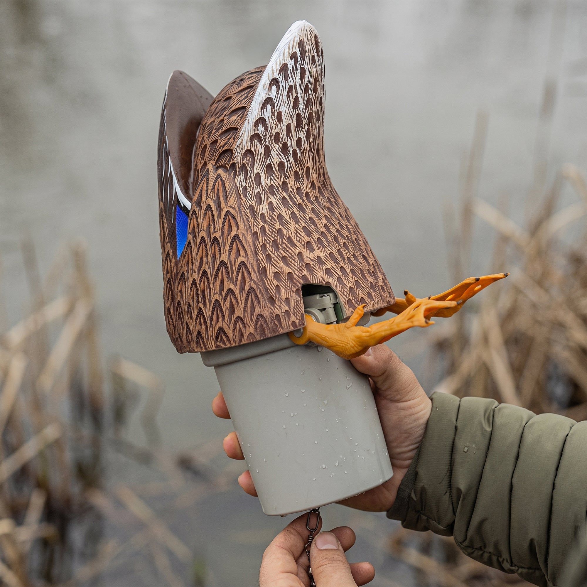 Avian-X Power Butt Kicker Mallard Hen Motion Duck Realistic Floating Decoy