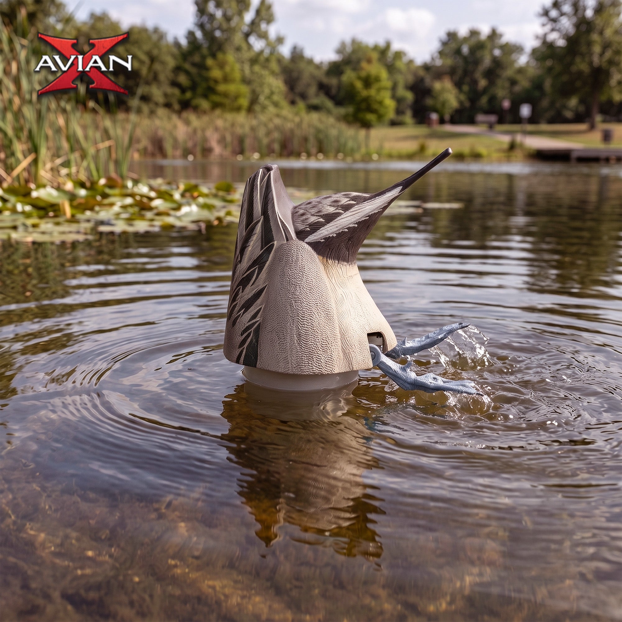 Avian-X Power Butt Kicker Pintail Drake Motion Duck Realistic Floating Decoy - VMInnovations