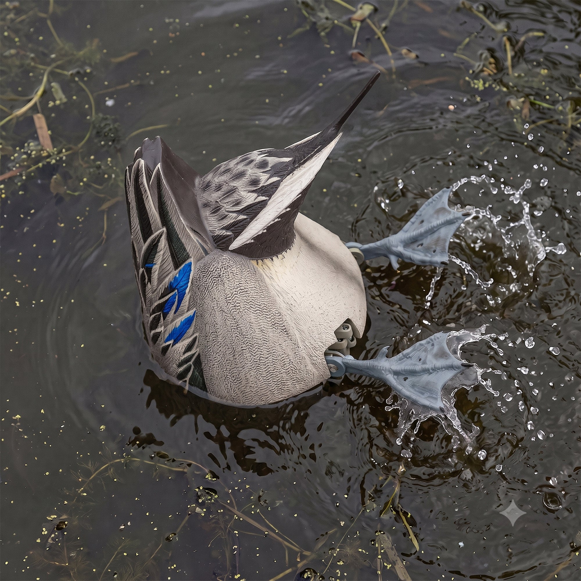 Avian-X Power Butt Kicker Pintail Drake Motion Duck Realistic Floating Decoy