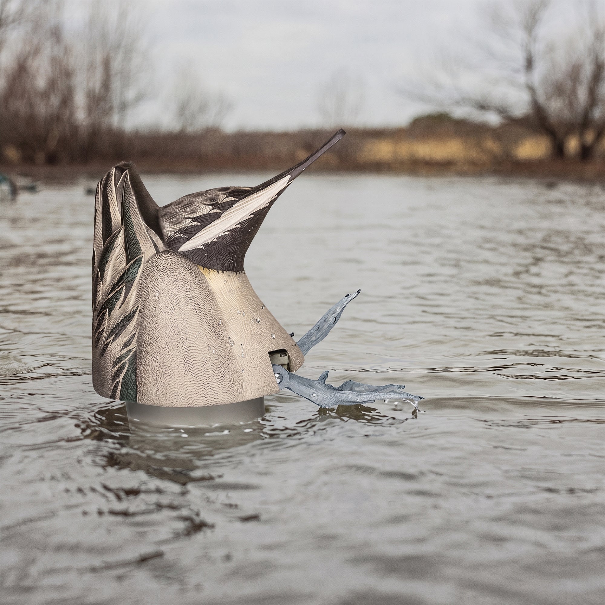 Avian-X Power Butt Kicker Pintail Drake Motion Duck Realistic Floating Decoy