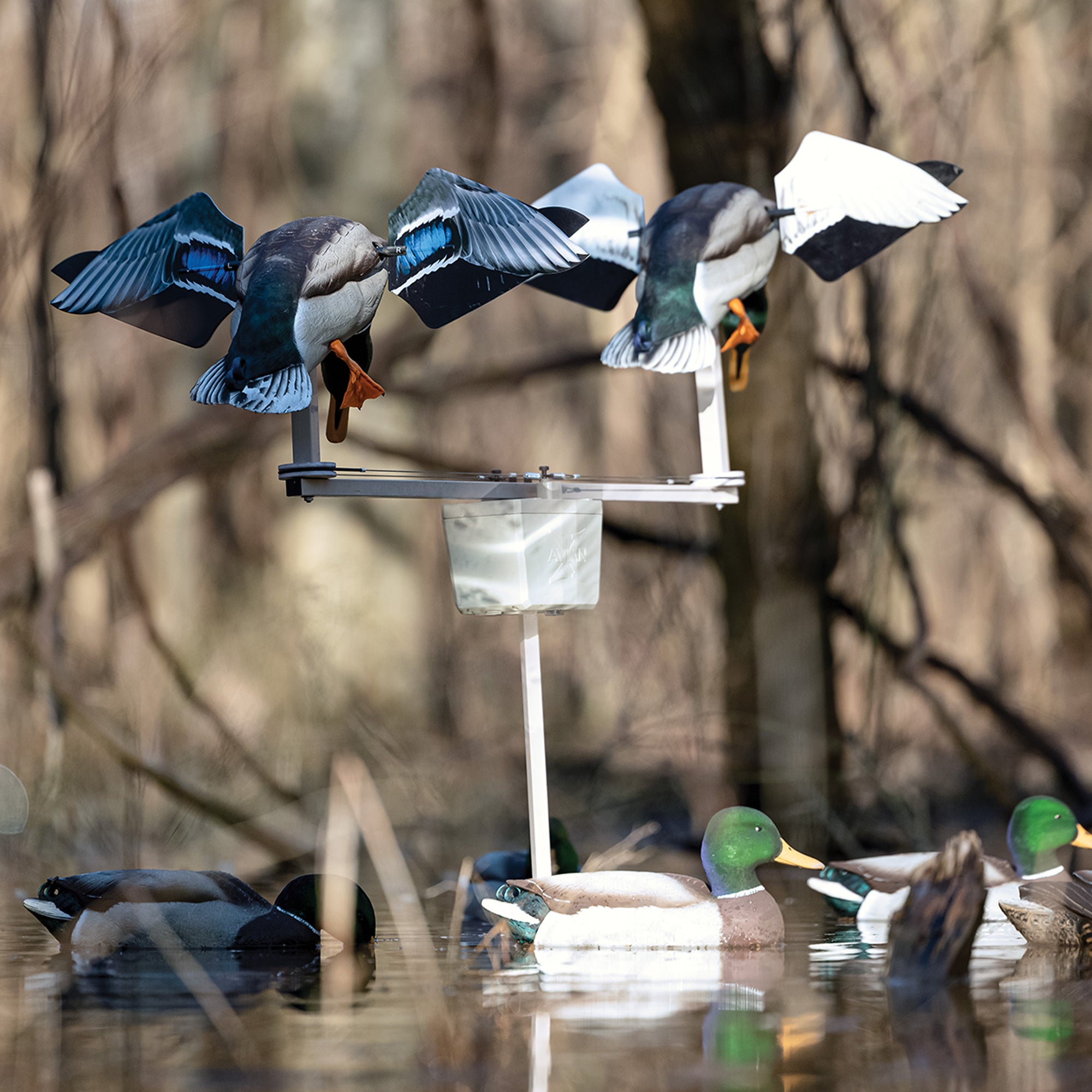 Avian-X Powerflight Motion Stand for Spinning Wing Duck Decoys, Waterfowl Gear