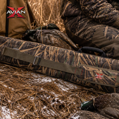 Avian-X BA Waterproof Shotgun Case with Padded Sling & Rugged Build, Shadowgrass - VMInnovations