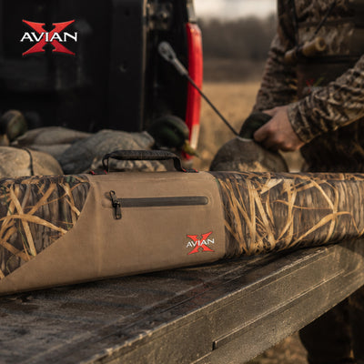 Avian-X BA Waterproof Shotgun Case with Padded Sling & Rugged Build, Shadowgrass - VMInnovations