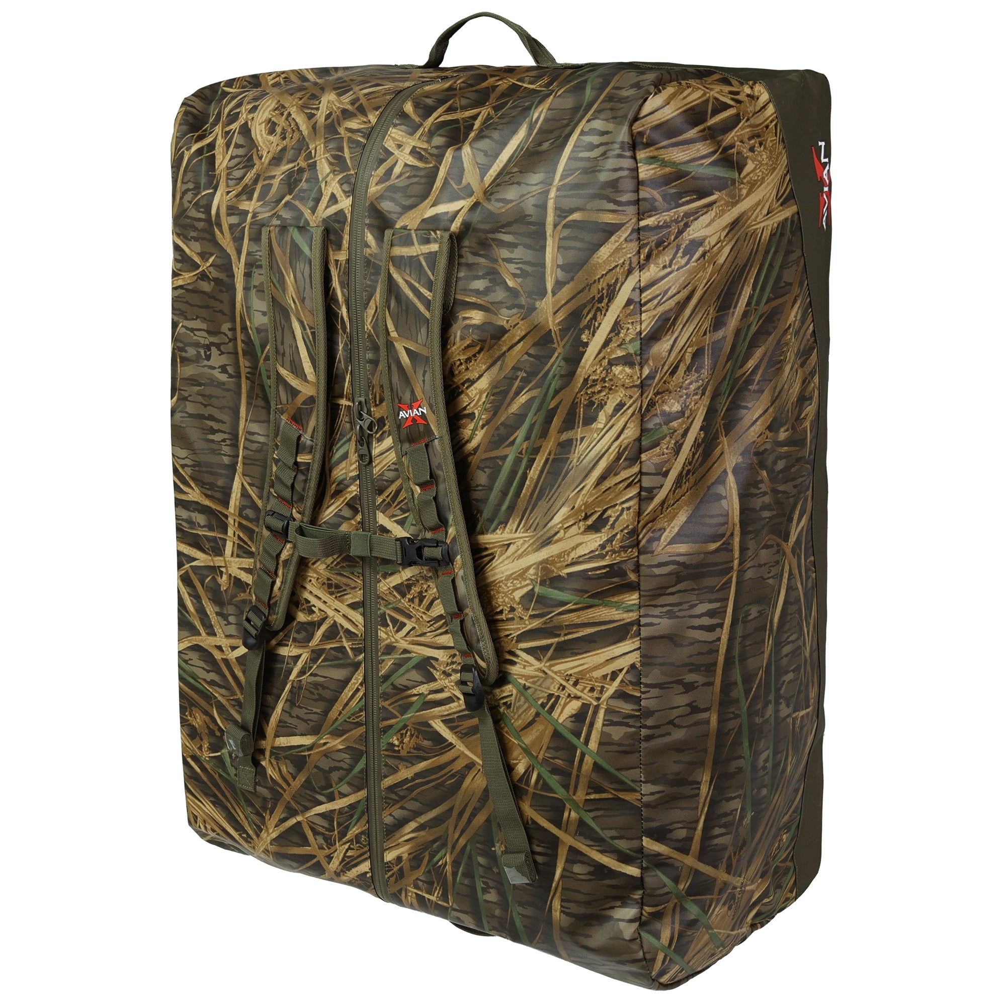 Avian X Floating Lumbar Blind Bag, Mossy Oak Shadowgrass, Up to 1300 cu in