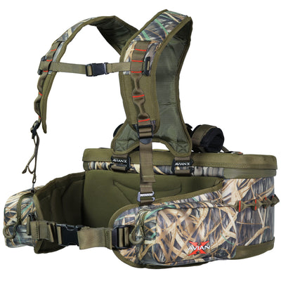 Avian X Floating Lumbar Blind Bag, Mossy Oak Shadowgrass, Up to 1300 cu in