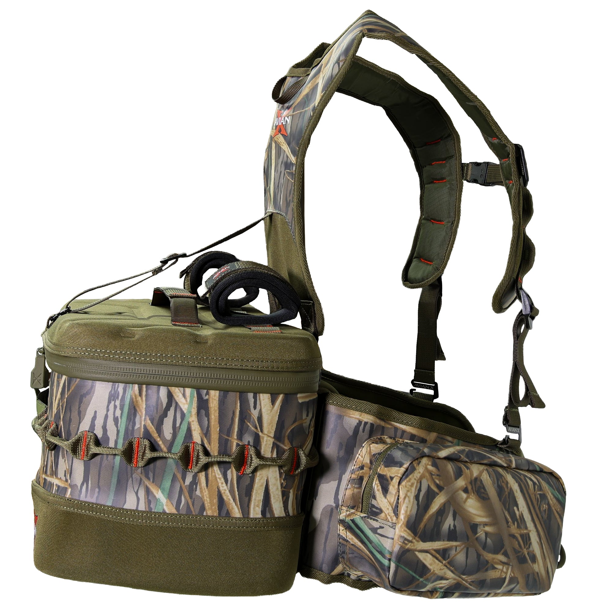 Avian X Floating Lumbar Blind Bag, Mossy Oak Shadowgrass, Up to 1300 cu in