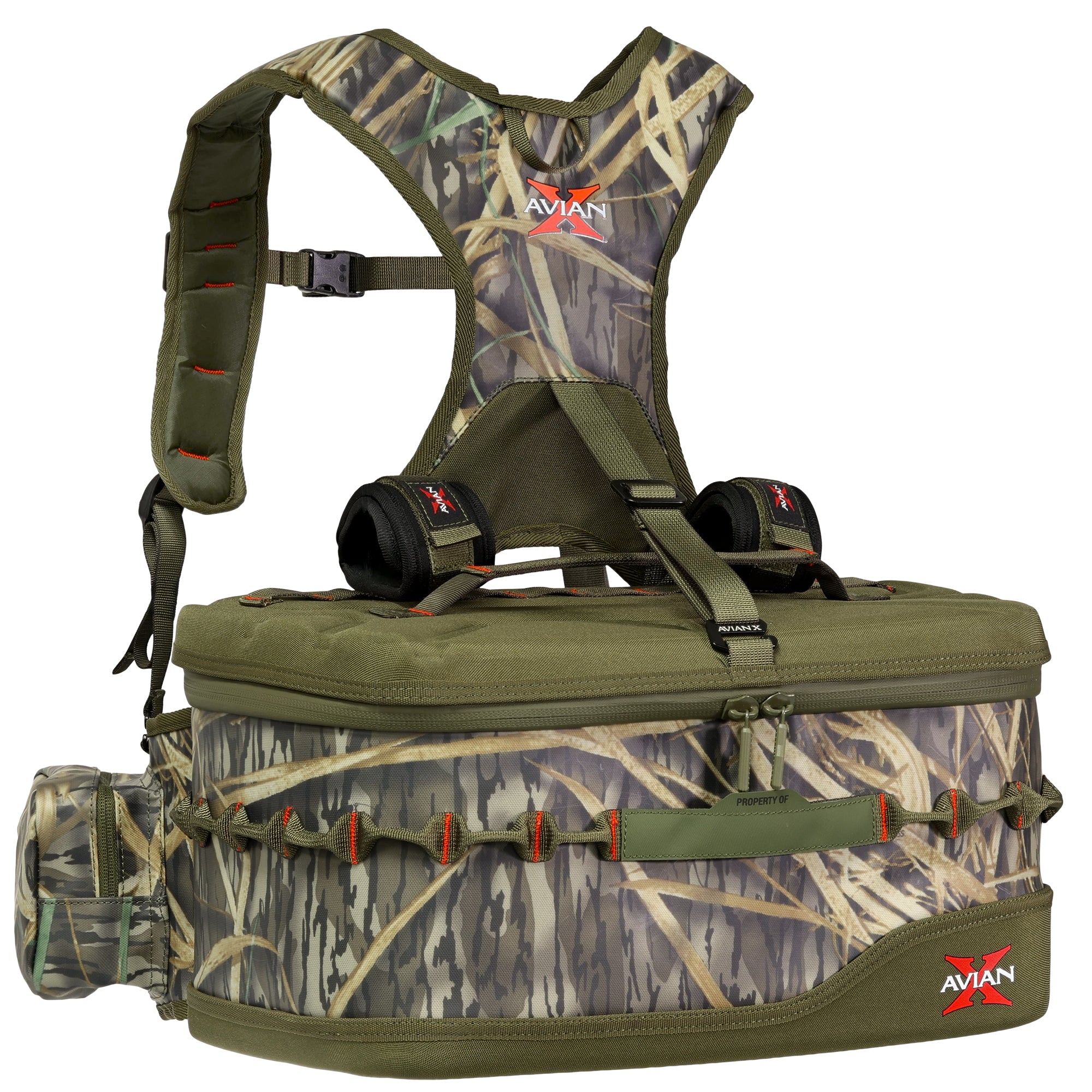 Avian X Floating Lumbar Blind Bag, Mossy Oak Shadowgrass, Up to 1300 cu in