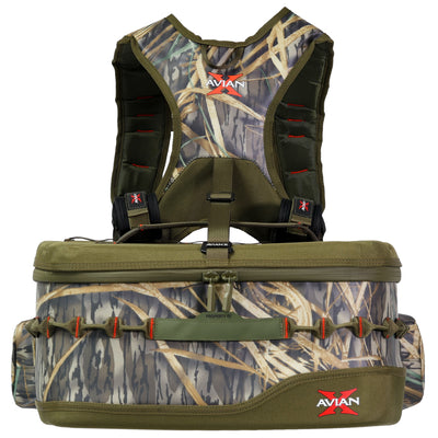 Avian X Floating Lumbar Blind Bag, Mossy Oak Shadowgrass, Up to 1300 cu in