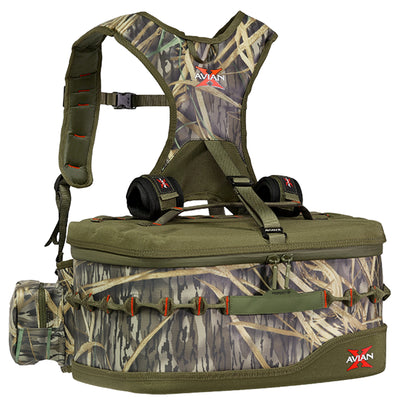 Avian X Floating Lumbar Blind Bag, Mossy Oak Bottomland, Up to 1300 cu. in.