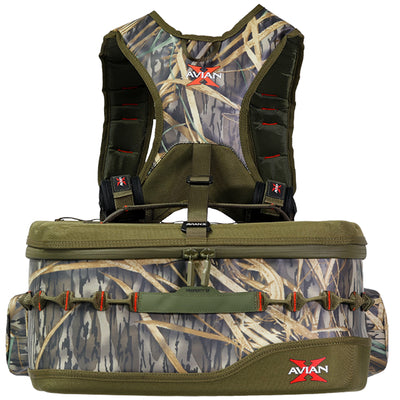 Avian X Floating Lumbar Blind Bag, Mossy Oak Bottomland, Up to 1300 cu. in.