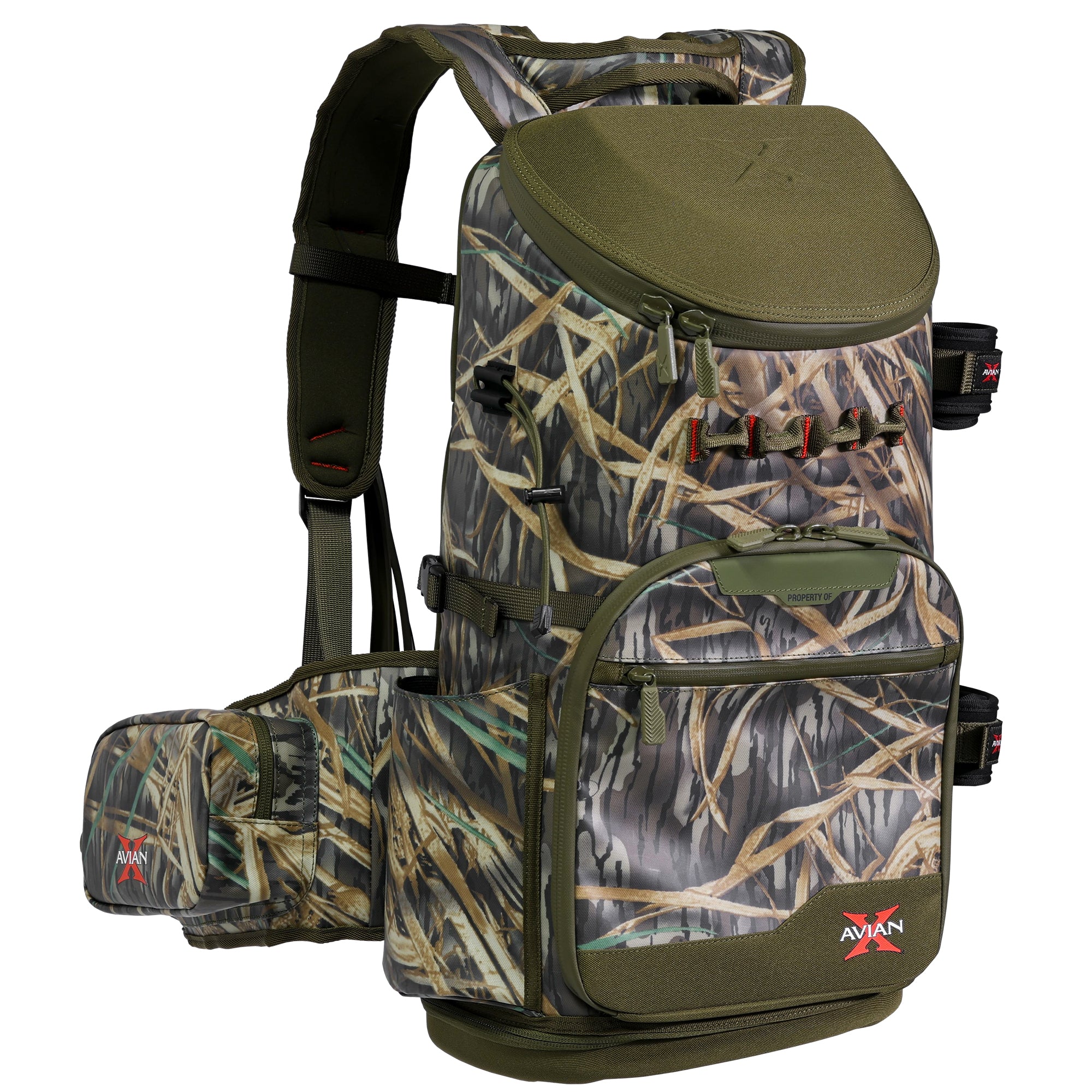 Avian X BA Backpack Hunting Gear Bag, Mossy Oak Shadow Grass, 1600 cu. in.