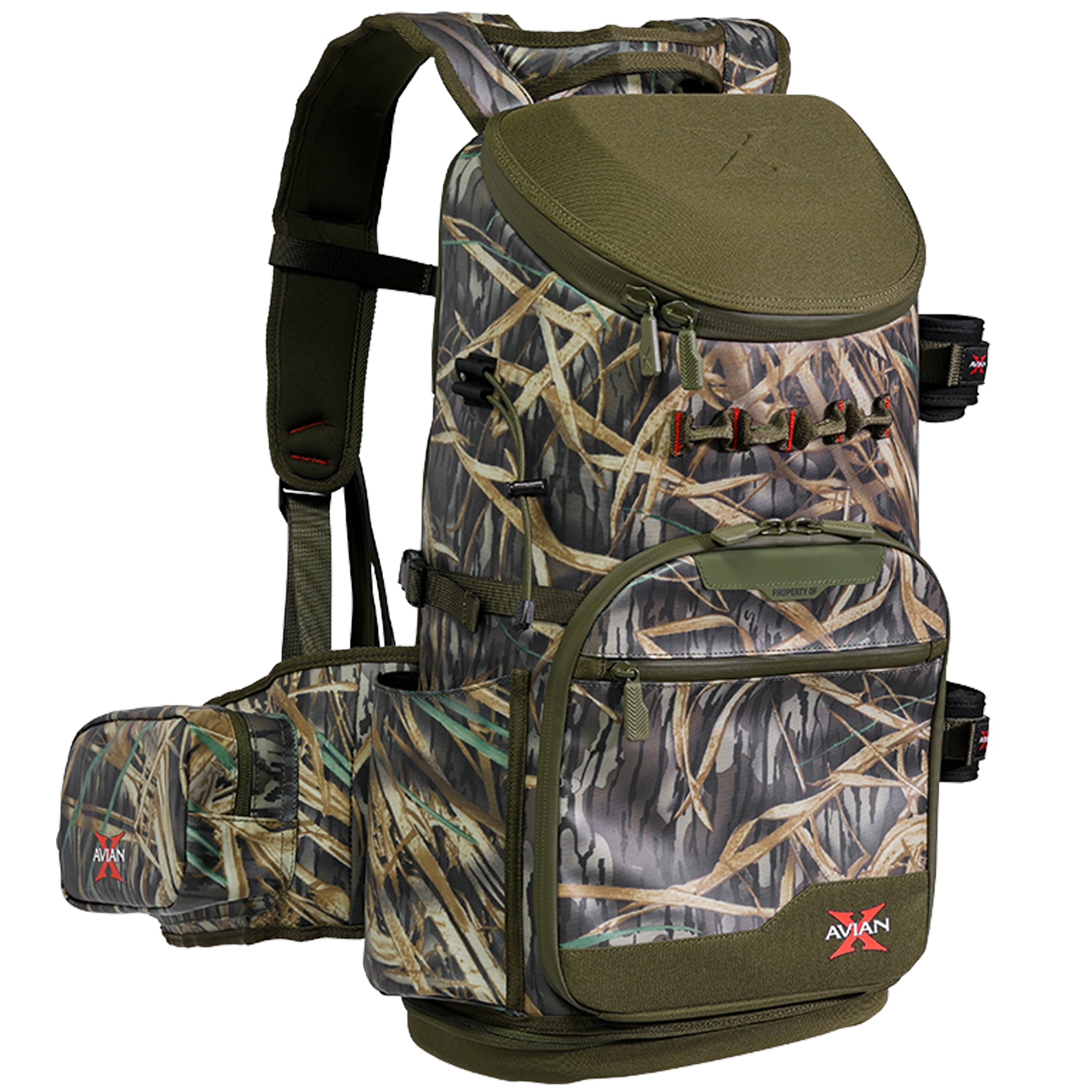 Avian X BA Backpack Hunting Gear Bag Mossy Oak Bottomland, Up to 1600 cu in