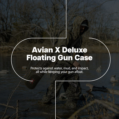 Avian-X Deluxe Floating Gun Case with Closed-Cell Foam Construction, Bottomland - VMInnovations