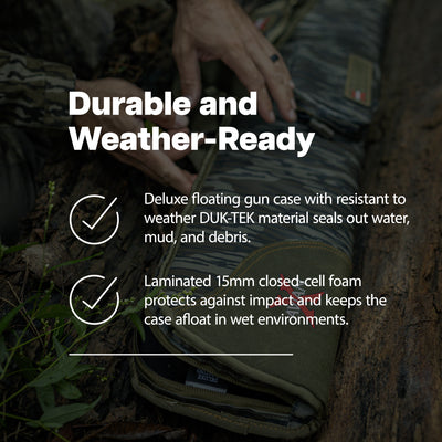 Avian-X Deluxe Floating Gun Case with Closed-Cell Foam Construction, Bottomland - VMInnovations