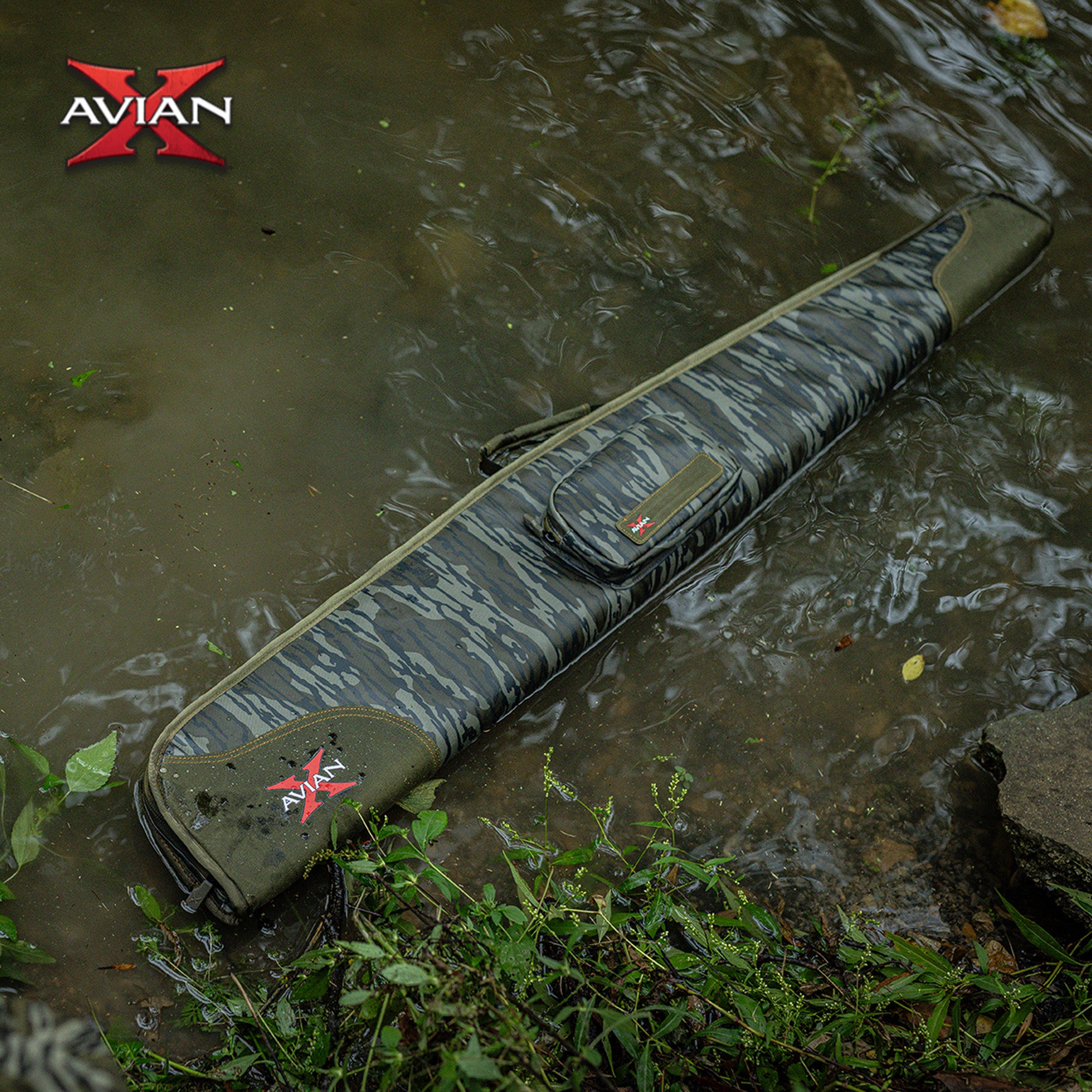 Avian-X Deluxe Floating Gun Case with Closed-Cell Foam Construction, Bottomland - VMInnovations
