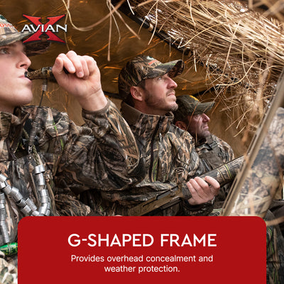 Avian X G-Blind Portable Waterfowl Hunting Blind, Mossy Oak Shadow Grass