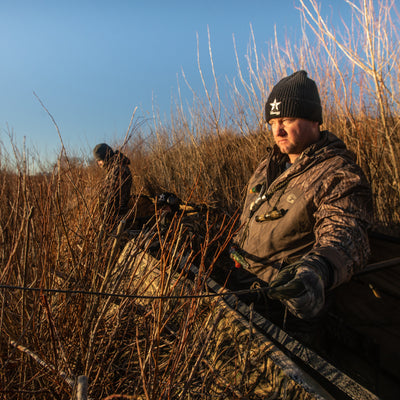 Avian X A-Frame Portable Field Hunting Blind, Mossy Oak Shadow Grass Blades Camo
