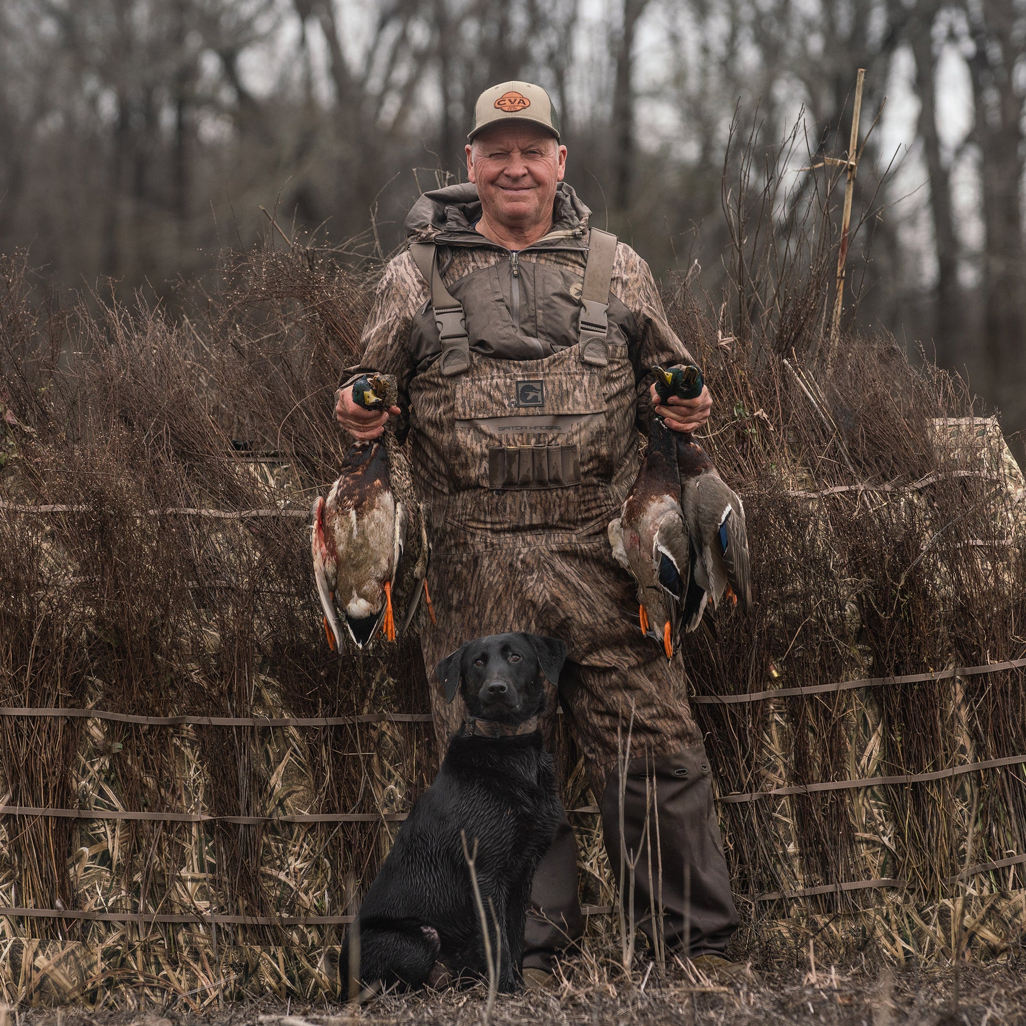 Avian X A-Frame Portable Field Hunting Blind, Mossy Oak Shadow Grass Blades Camo