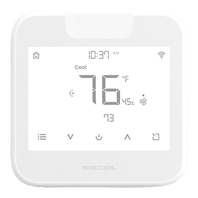MRCOOL Smart WiFi Thermostat for Mini Split, Programmable Wall Control, White - VMInnovations