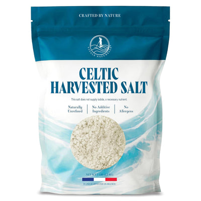 Vitale Naturelle Celtic Sea Salt for Cooking and Spa, Unrefined, 25-Lb Bulk Case