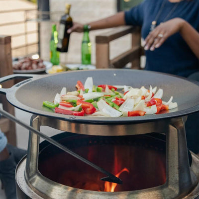 Solo Stove Cast Iron Wok Cook Top, 14.75" Cooking Surface for Ranger Fire Pit