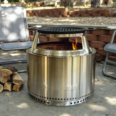 Solo Stove Stainless Steel 18.5" Hub for Yukon Fire Pit for Elevated Cooking
