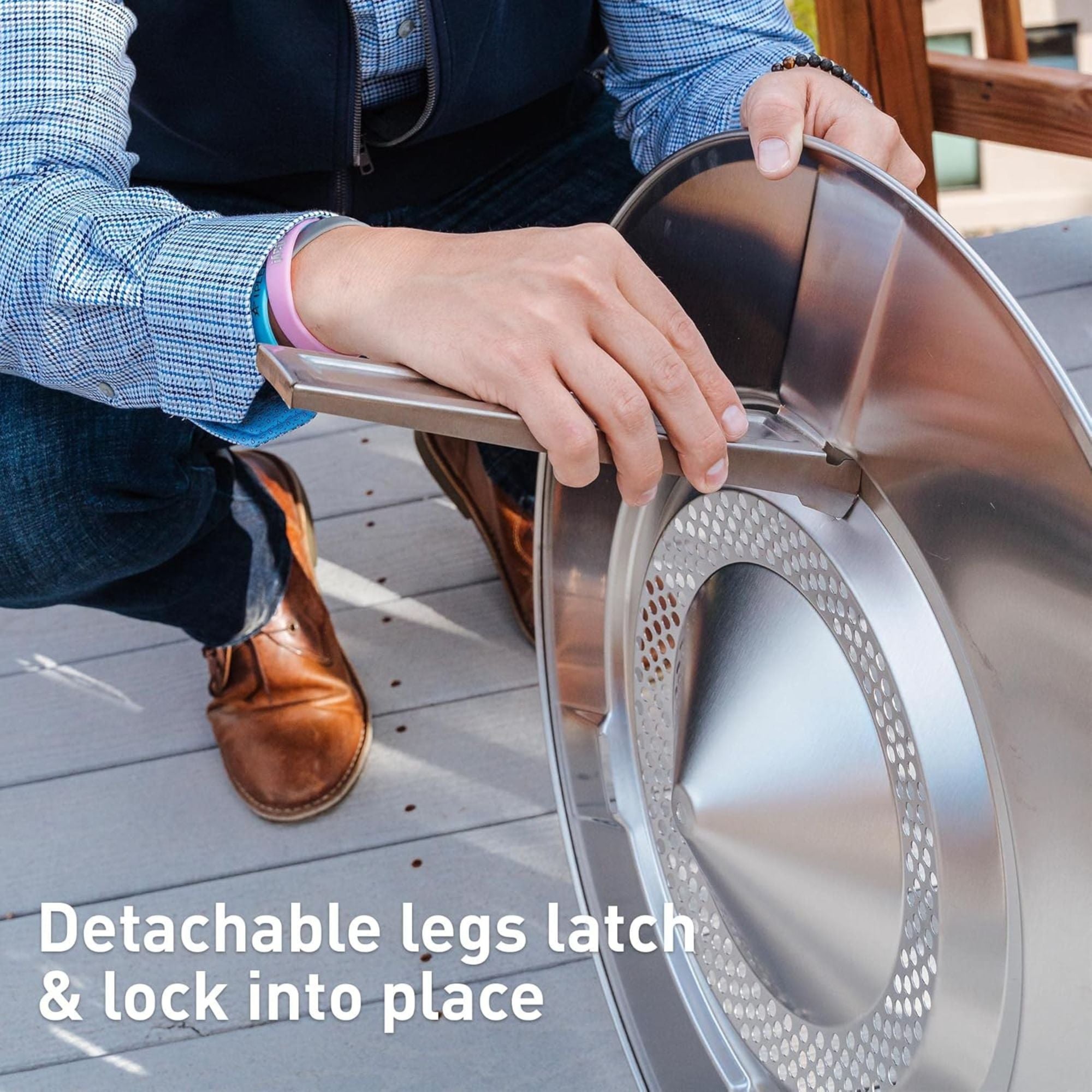 Solo Stove Yukon Heat Deflector, Steel Fire Pit Accessory, Maximizes Heat Radius
