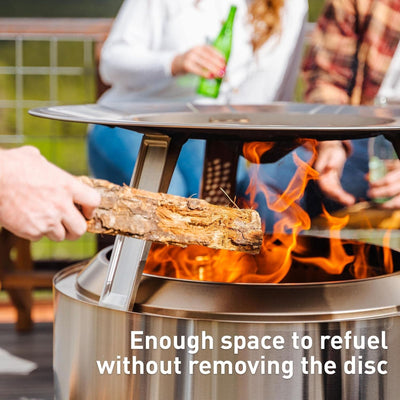 Solo Stove Yukon Heat Deflector, Steel Fire Pit Accessory, Maximizes Heat Radius