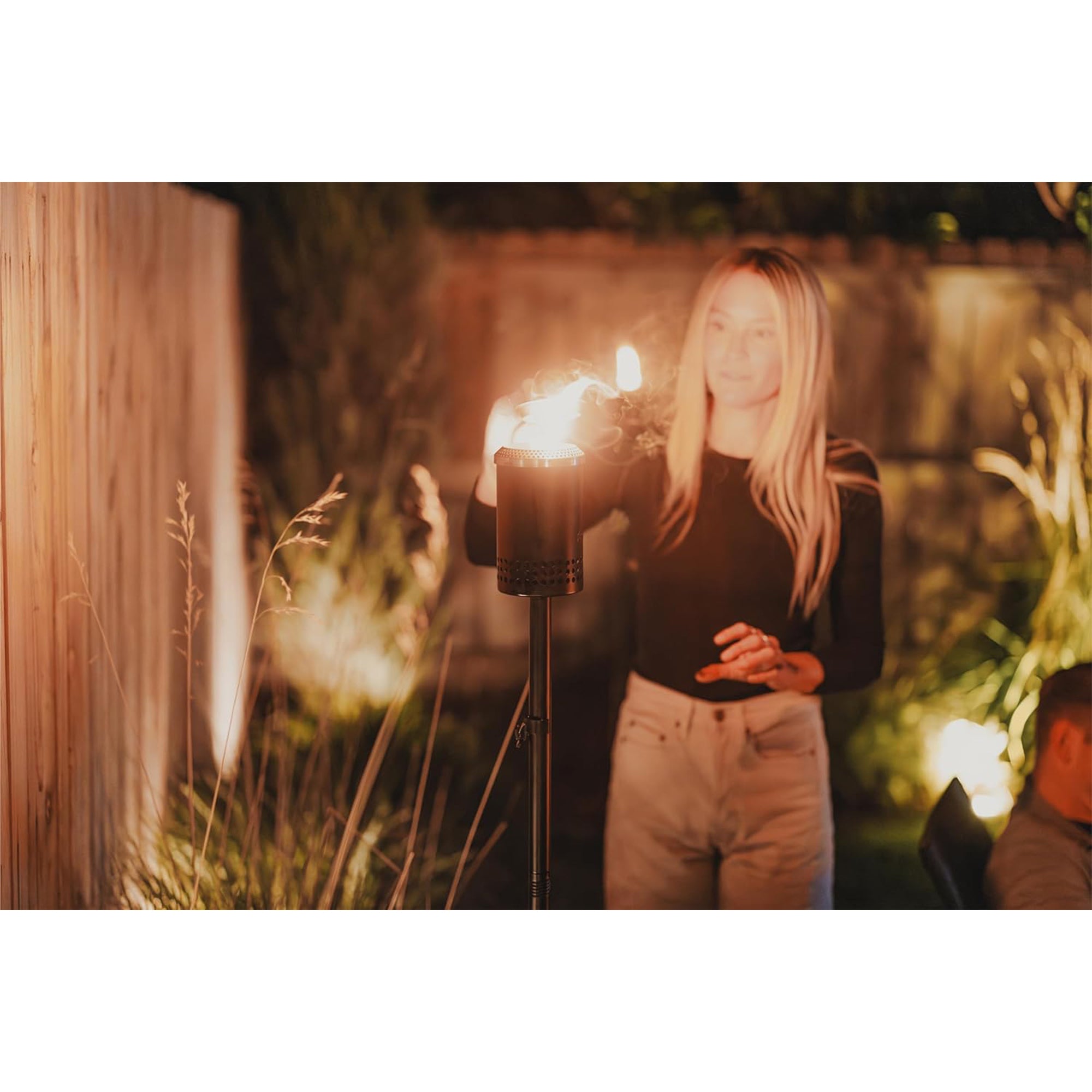 Solo Stove Mesa Torch, Adjustable Height Backyard Metal Tiki Torches, 3 Pack