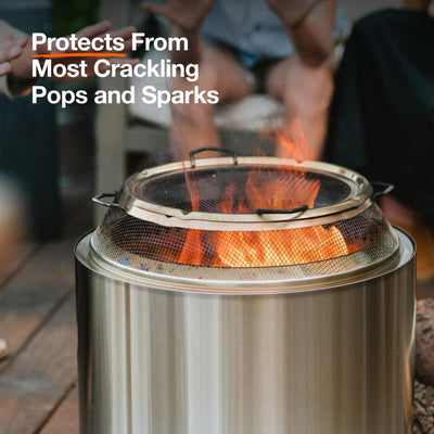 Solo Stove Ranger Shield, Stainless Steel Mesh Spark Screen with Removal Tools