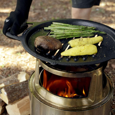 Solo Stove Stainless Steel 11.5" Hub for Ranger Fire Pit for Elevated Cooking