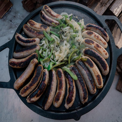 Solo Stove Bonfire Griddle Top & Hub, Cast Iron Cooktop with Stainless Steel Hub