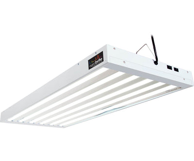 Hydrofarm FLT46 Agrobrite 6-Tube Hydroponic 4Ft Grow Light Fixture 324W (2 Pack)