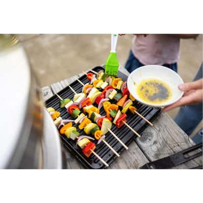 Solo Stove Pi Cast Iron Cookware Set, Skillet, Reversible Grill/Griddle, Handles