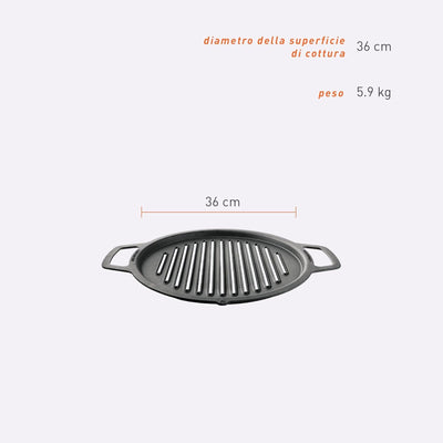 Solo Stove Cast Iron Grill Top for Ranger Fire Pit with 14.25" Cooking Surface