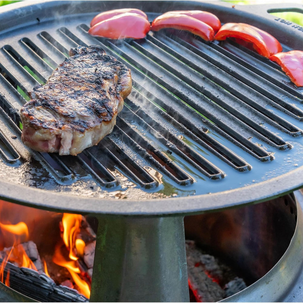 Solo Stove Cast Iron Grill Top for Ranger Fire Pit with 14.25" Cooking Surface