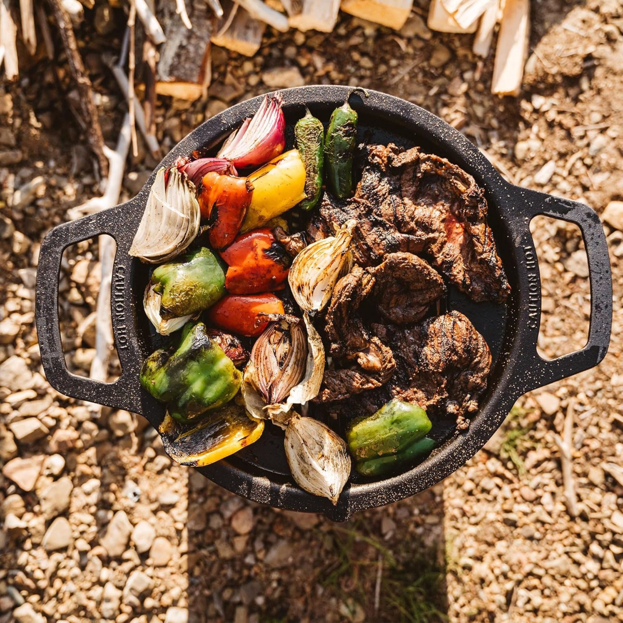 Solo Stove Cast Iron Griddle Top, 17.75" Cooking Surface for Ranger Fire Pit