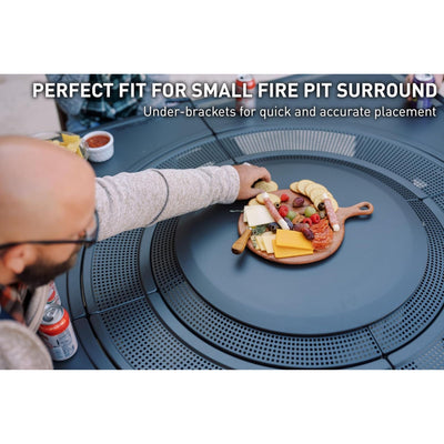 Solo Stove Surround Surface for Bonfire & Ranger, Steel Lid for Fire Pit Cover
