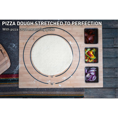 Solo Stove Pi Cutting Board with Containers & Lids, Large Chopping Cutting Board