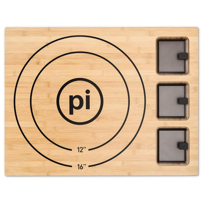 Solo Stove Pi Cutting Board with Containers & Lids, Large Chopping Cutting Board
