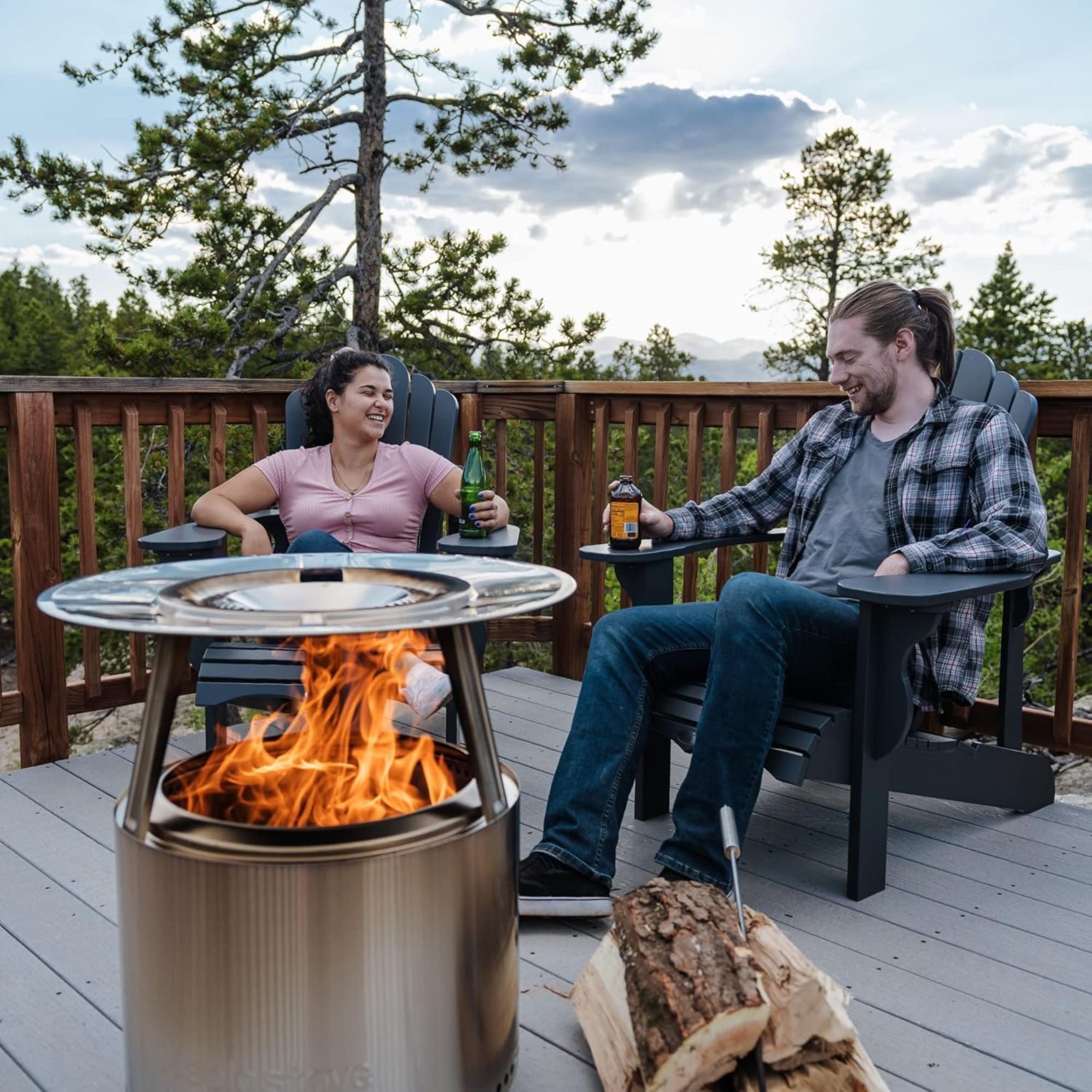 Solo Stove Ranger Heat Deflector Steel Fire Pit Accessory Maximizes Heat Radius